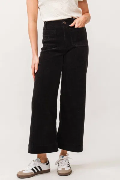 Dear John Denim Audrey Corduroy Pants In Black