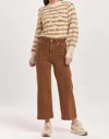 Dear John Denim Gisele Skinny Mid Rise Ankle Jeans In Burnt Sienna In Brown