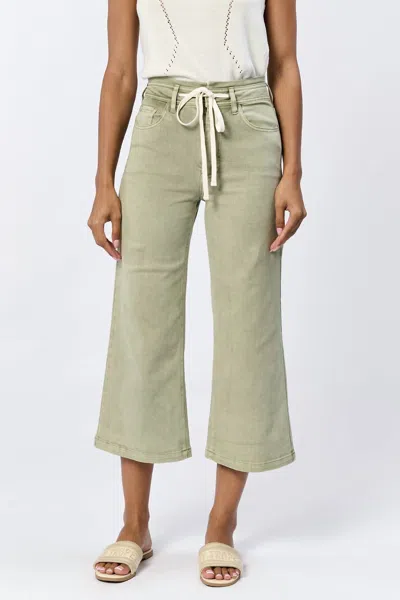 DEAR JOHN DENIM AUDREY HIGH-RISE CLEAN HEM IN SAGE