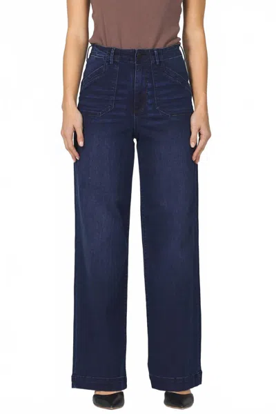 Dear John Denim Audrey High Rise Jeans In Moon Shade In Blue