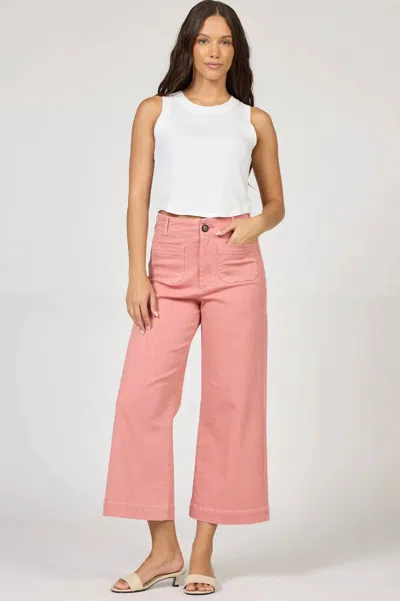 Dear John Denim Audrey High Rise Jeans In Terracotta In Pink