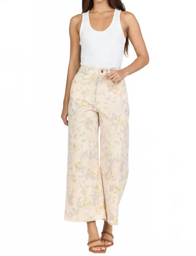 Dear John Denim Audrey High-rise Jean In Tuscan Bouquet In White