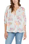 Dear John Denim Audrey In Spring Blouse In Bloom Print In Multi