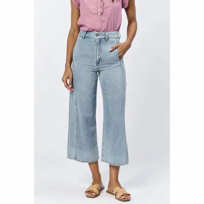 Dear John Denim Audrey Wide Leg Jean In Ocean In Blue