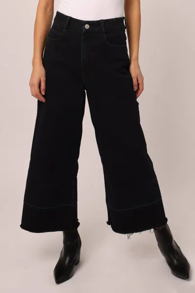 Dear John Denim Audrey Wide Leg Jeans In Blackthorne