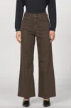 Dear John Denim Audrey Wide Leg Jeans In Python In Brown