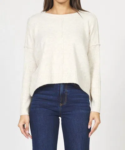 Dear John Denim Ayat Sweater In Pearl Cream In White