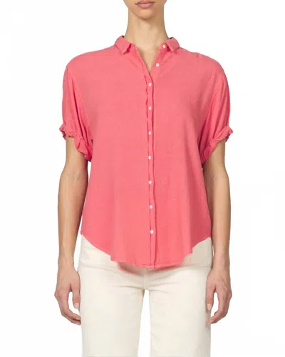 Dear John Denim Benning Button Down Shirt In Dubbery In Pink