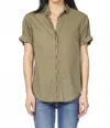 Dear John Denim Benning Button-down Shirt In Vetiver In Multi
