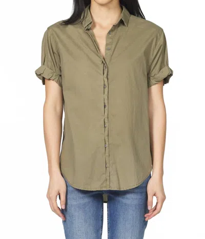 Dear John Denim Benning Button-down Shirt In Vetiver In Multi