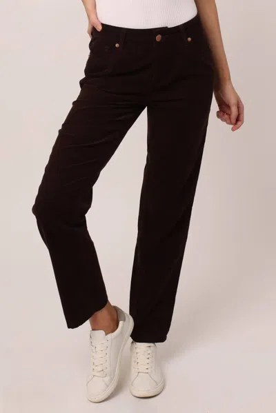 Dear John Denim Blair Straight Leg Jean In Dark Oak In Black
