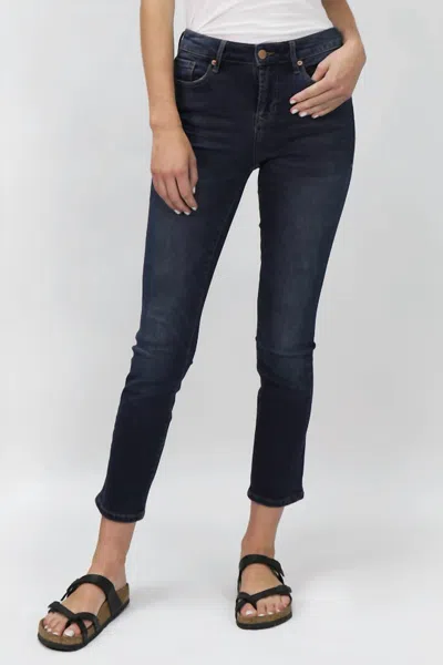 Dear John Denim Blaire Ankle Slim Straight Leg Jean In Munich In Blue