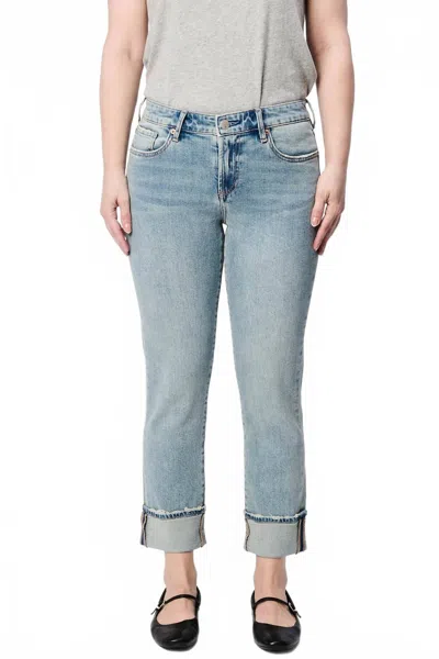 Dear John Denim Blaire Cuffed Jeans In Halogen In Blue