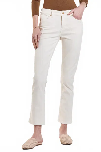 Dear John Denim Blaire High Rise Ankle Slim Straight Leg Jean In Wheat In Brown