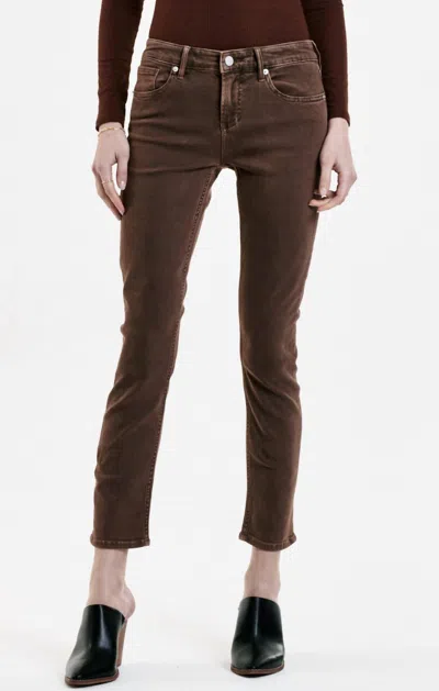 Dear John Denim Blaire Highrise Jean In Root Beer In Brown