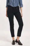 Dear John Denim Blaire High Rise Ankle Slim Straight Jeans In Pine In Multi