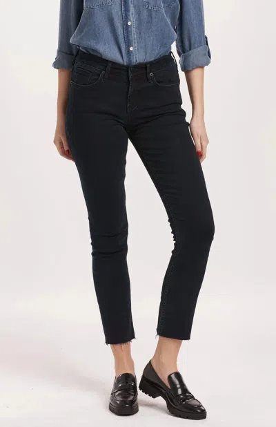 DEAR JOHN DENIM BLAIRE MID RISE SLIM STRAIGHT JEANS IN YORKVILLE