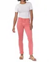 Dear John Denim Blaire Mid Rise Straight Leg Jeans In Dubbery In Multi
