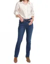 Dear John Denim Blaire Slim Fit Hi-rise Pants In Violet Blue In Multi
