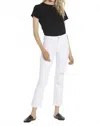 Dear John Denim Blaire Slim High Rise Jean In White In White