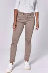 Dear John Denim Blaire Slim Straight Jeans In Mink In Grey