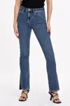 Dear John Denim Blaire High Rise Slim Straight Denim In Romeland In Blue