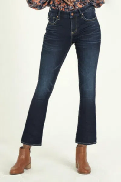 Dear John Denim Blaire Winter ‘23 Slim Straight High Rise Ankle Jean In Munich In Multi