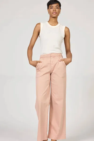 Dear John Denim Brandy Wide Leg Trouser Pants In Tuscany In Pink