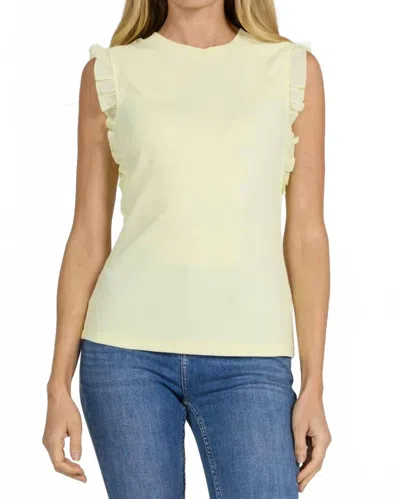 Dear John Denim Bridget Sleeveless Rib Top In Yellow