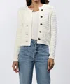Dear John Denim Cambria Button Down Cardigan In White In White