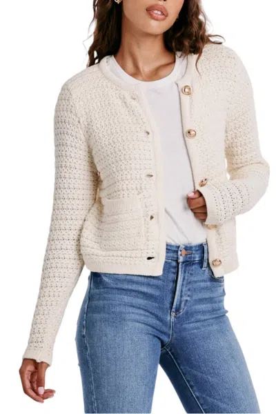 Dear John Denim Cambria Sweater In Cream In White