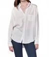 Dear John Denim Carolina Button Down Shirt In White In White