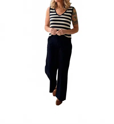 Dear John Denim Celia Sleeveless Top In Black
