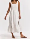 Dear John Denim Chasity Crochet Dress In White In White