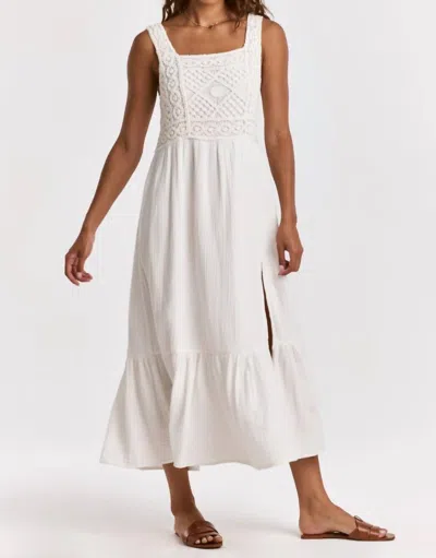Dear John Denim Chasity Crochet Dress In White