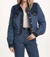 Dear John Denim Chelsee Denim Jacket In Moonlight In Multi