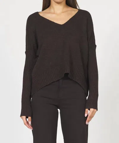 Dear John Denim Clarette Sweater In Chocolate In Brown