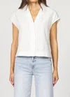 Dear John Denim Cruz Button Down Shirt In White In White