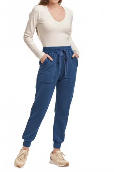 Dear John Denim Dahlia Jogger Pants In Dark Indigo In Blue