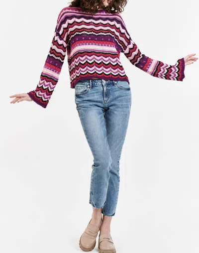 Dear John Denim Daisy Sweater In Multi