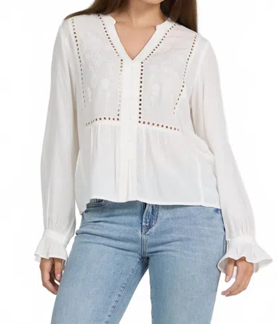 Dear John Denim Darlene Top In White