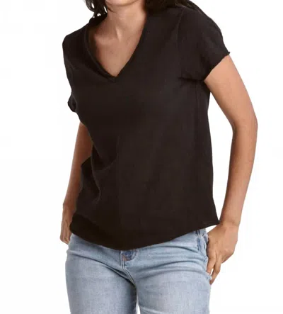 Dear John Denim Decker Jersey Short Sleeve Tee In Black