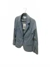Dear John Denim Denim Stripe Blazer In Gray