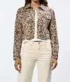 Dear John Denim Diane Novelty Jacket In Leopard Safari In Animal Print
