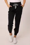 DEAR JOHN DENIM DRAWSTRING JOGGER IN BLACK