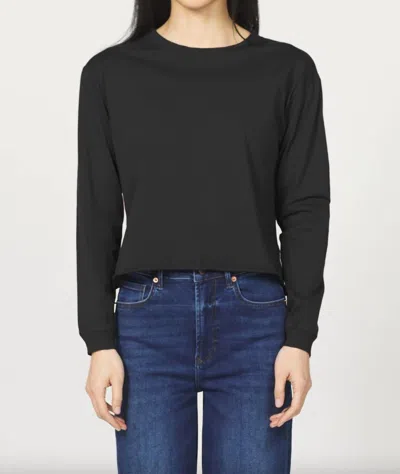Dear John Denim Dumont Long Sleeve Tee In Black