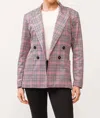 Dear John Denim Elfi Blazer In Houndstooth In Multi