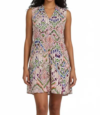Dear John Denim Eliza Mini Dress In Tropical Ikat In Multi