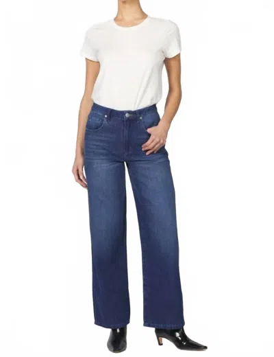 Dear John Denim Fiona Wide Leg Jean In Dark Knight In Blue