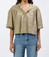 Dear John Denim Elodia Top In Olive Branch In Brown